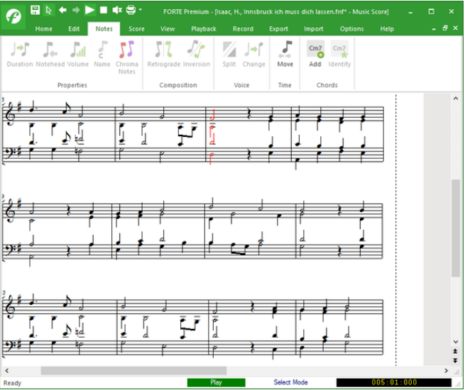 Forte Notation Pro