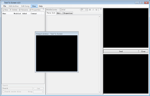 TextToScreen